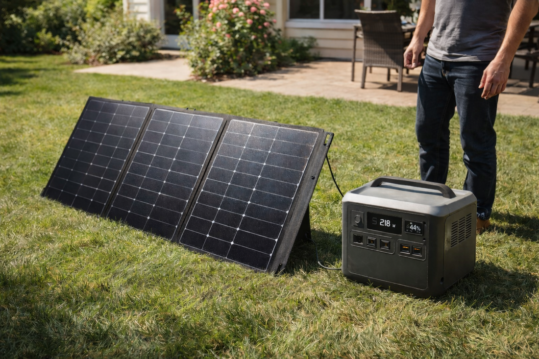 How to Size a Solar Panel for a Portable Power Station
